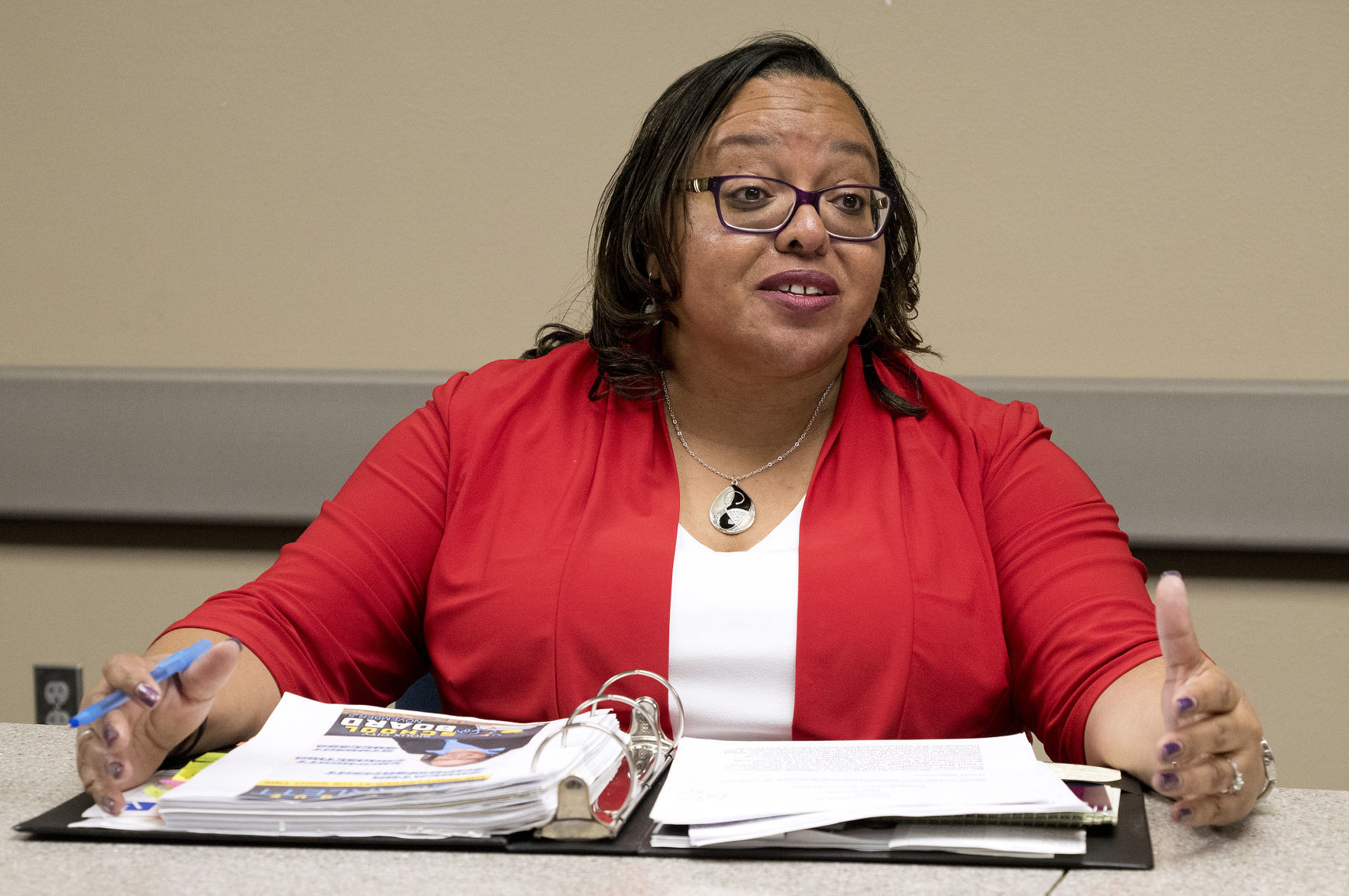 School board candidate Monique Scarlett